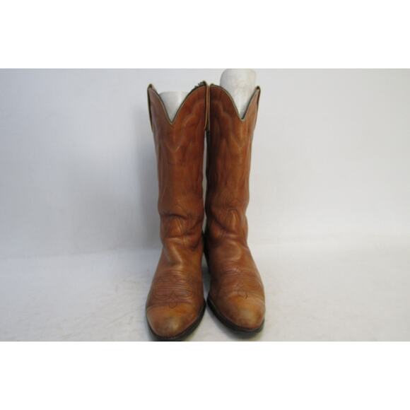 Frye Mens Size 10.5 D Brown All Leather Western Cowboy Boots main image 5